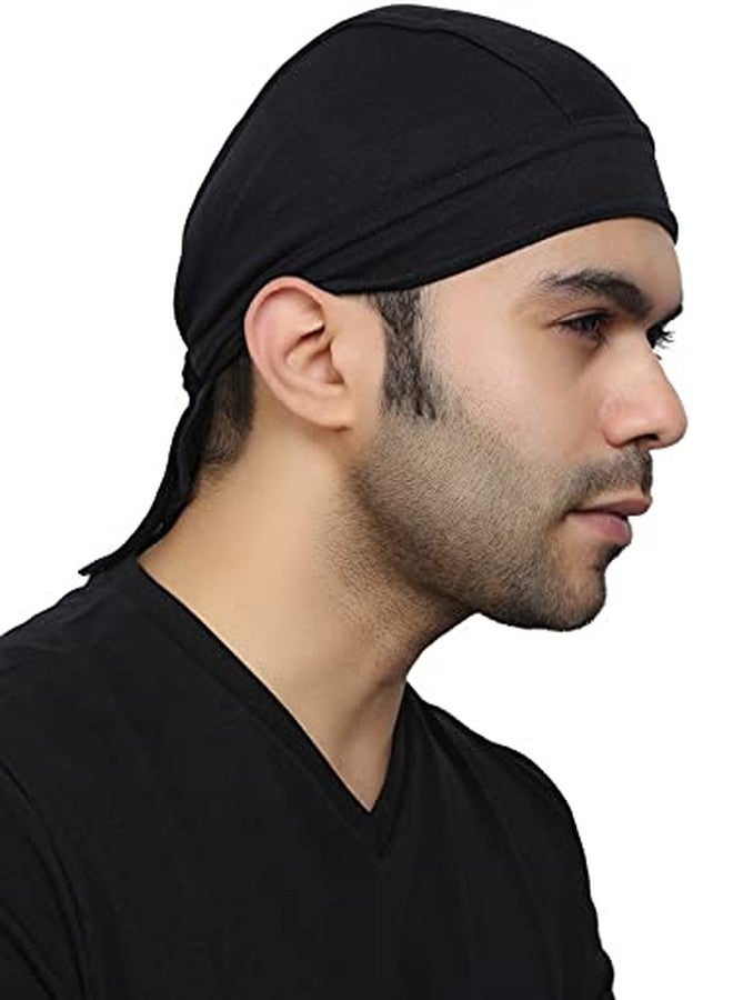 BISMAADH DOO Rag Skull Cap Headwrap Soft & Breathable, Stretchable Helmet Liner Cooling Cap Cotton Hosiery Bandana For Men & Women - Image 1