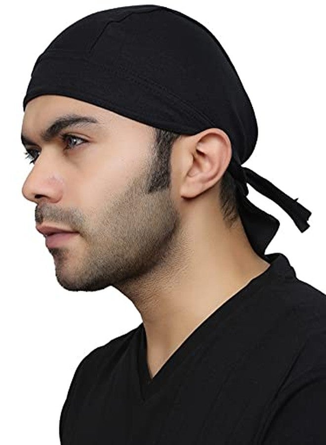 BISMAADH DOO Rag Skull Cap Headwrap Soft & Breathable, Stretchable Helmet Liner Cooling Cap Cotton Hosiery Bandana For Men & Women - Image 3