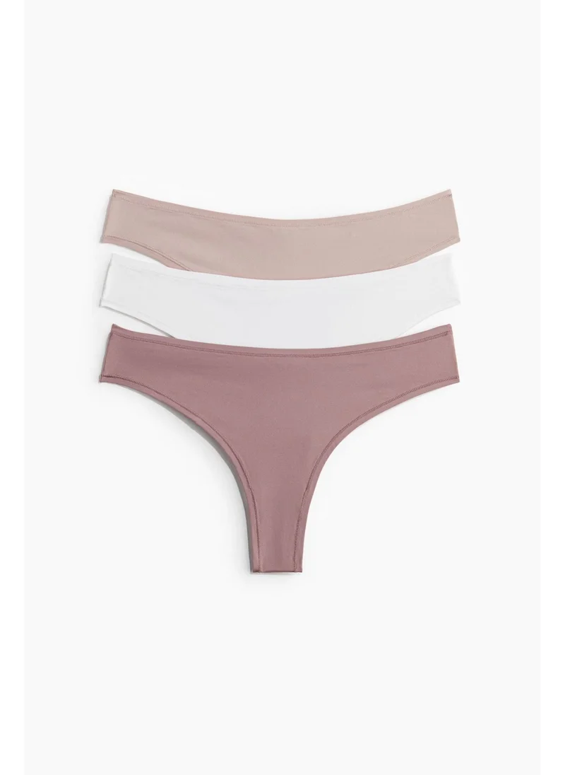 H&M 3-pack microfibre Brazilian briefs