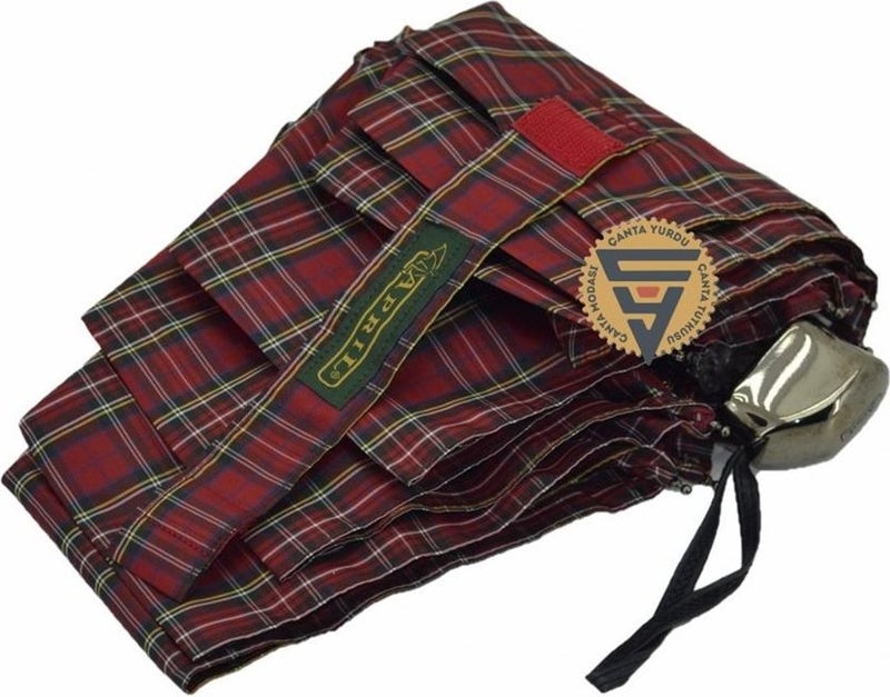 April 03L Women's Umbrella Plaid Red  - Image 1