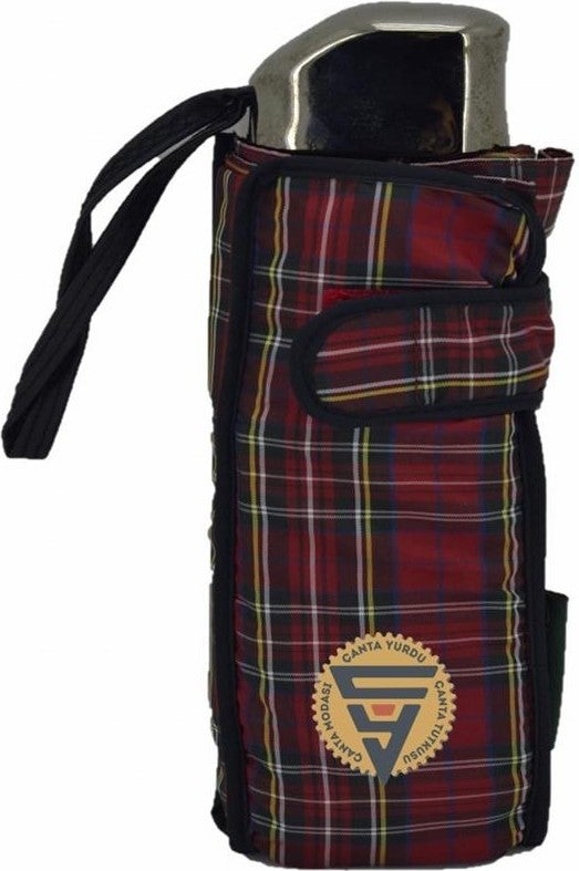 April 03L Women's Umbrella Plaid Red  - Image 5