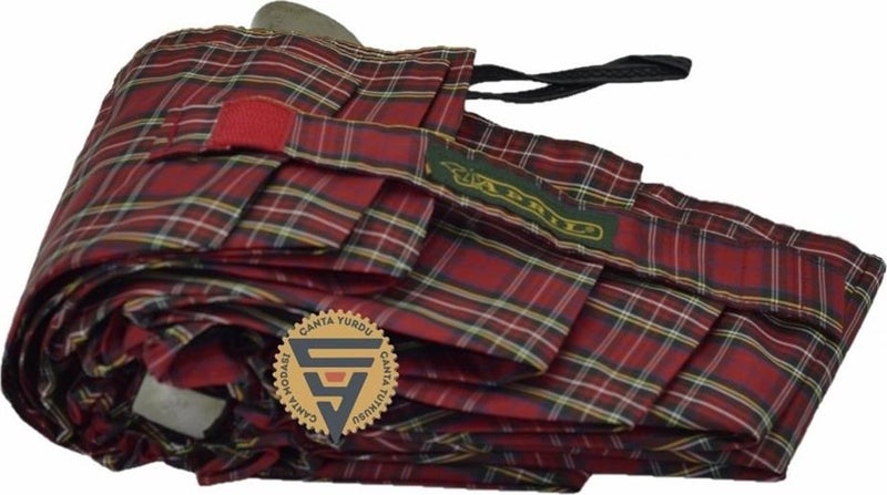 April 03L Women's Umbrella Plaid Red  - Image 2