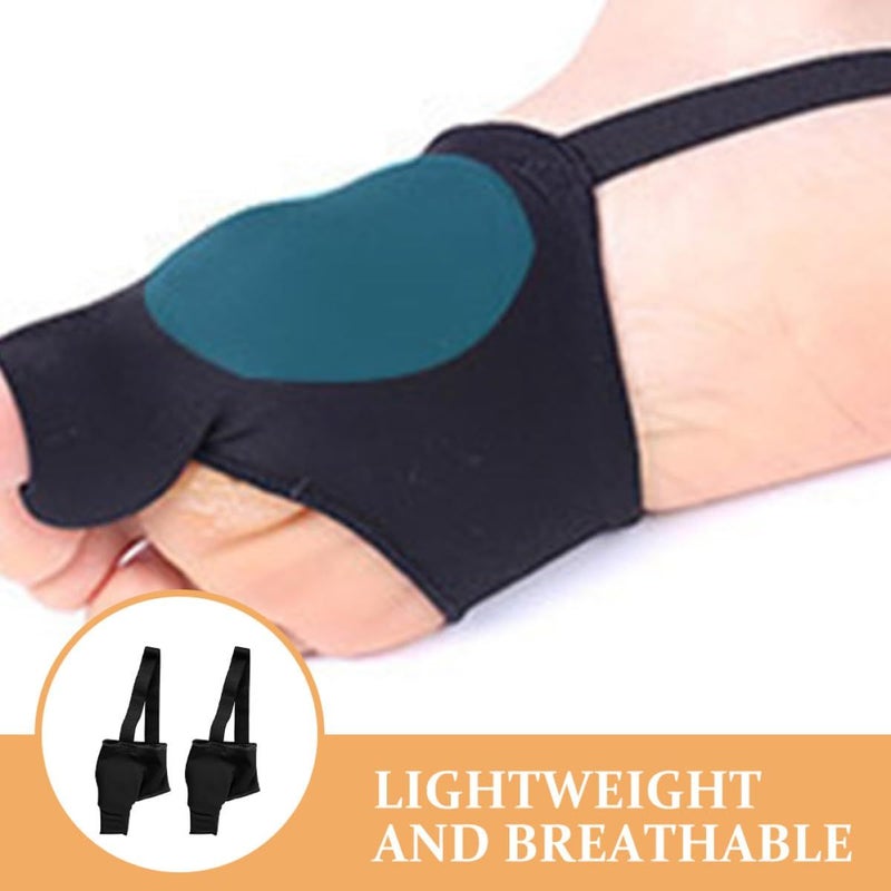 Black Bunion Splint Toe Corrector for Women Day Night Use Orthopedic Relief - Image 4