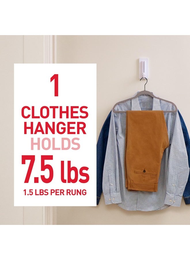 Command Command Folding Clothes Hanger, Holds up to 5 Hangers 7.5 lb, 1.5lbs per Rung, 1 Hook with 5 Rungs, 4 Strips, Closet Organizer, Home Organization  - Image 3
