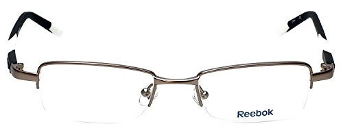 Reebok نظارات ريبوك ديزاينر R1003 بإطار ساتان-غانمتال 50مم مع عدسة تجريبية - Image 3