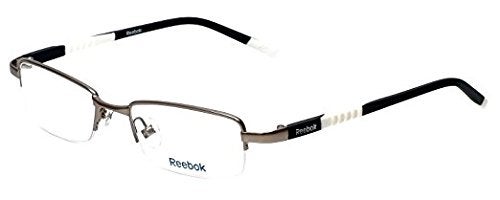 Reebok نظارات ريبوك ديزاينر R1003 بإطار ساتان-غانمتال 50مم مع عدسة تجريبية - Image 2