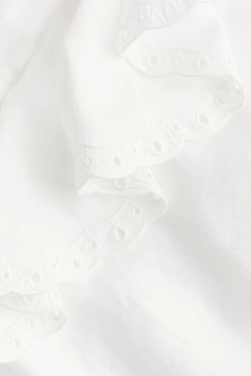 اتش اند ام Flounce-Trimmed Blouse