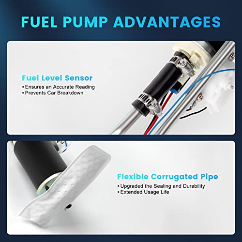 ATPOEN Fuel Pump E3622S Compatible with 1996 1997 Chevy C1500 C2500 C3500 K1500 K2500 K3500 GMC C1500 C2500 C3500 K1500 K2500 K3500 4.3L 5.0L 5.7L 7.4L, Easy Assembly Enhanced Electric Turbo Pump - Image 3