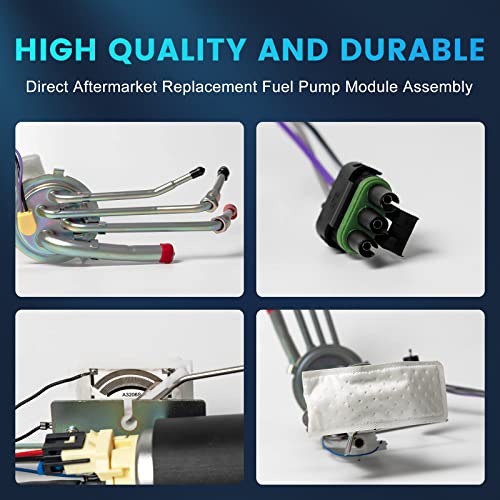 ATPOEN Fuel Pump E3622S Compatible with 1996 1997 Chevy C1500 C2500 C3500 K1500 K2500 K3500 GMC C1500 C2500 C3500 K1500 K2500 K3500 4.3L 5.0L 5.7L 7.4L, Easy Assembly Enhanced Electric Turbo Pump - Image 5