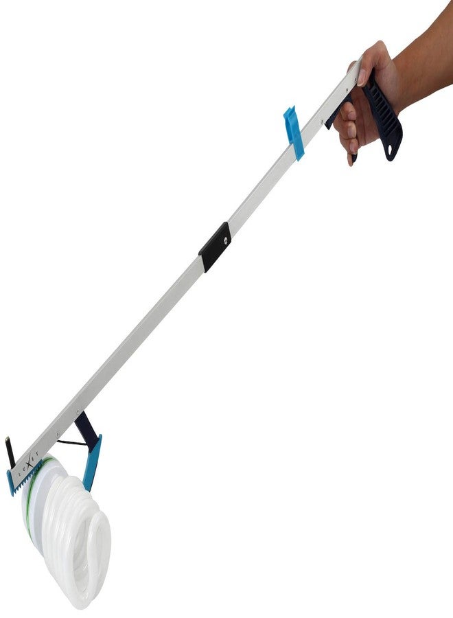 Luxet Grabber Reacher Tool 32 Inch Pick Up Stick - Strong Grip - Magnetic Tip - Claw Trash Picker Grabbers for Elderly Grab it Reaching Tool Grippers - Durable and Lightweight - Dressing Stick, 1-Pack - Image 4