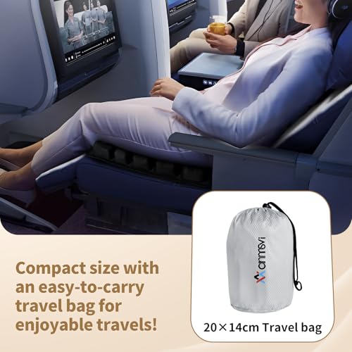 ANMSVI Inflatable Seat Cushion with Built-in Pump for Airplane Travel, Car & Office Chair - Portable Air Pad for Sciatica, Coccyx & Tailbone Pain Relief - 3D Air Cell Support for Long Sitting, 0.8lbs - Image 3