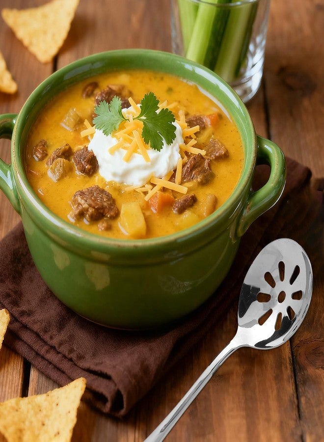 Gabrella 4 Pcs Slotted Spoon Stainless Steel, 7.8 Inch Slotted Serving Spoon for Buffet, Dinner, Restaurants, Kichens, Slotted Spoons for Cooking - Image 5