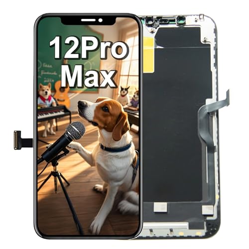EFAITHLIFE for iPhone 12 Pro Max Screen Replacement 6.7 inch,LCD Display Touch Screen Digitizer Assembly with Waterproof Sticker, Compatible with Model A2411, A2342, A2410, A2412(No Tools) - Image 1