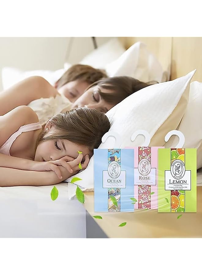 erorex Natural Scented Sachets Bags Deodorizing Aroma Sachet Wardrobe Fresheners Long Lasting Suitable For Drawers Closets Wardrobes Bathrooms Cars Pack Of 18 - Image 3