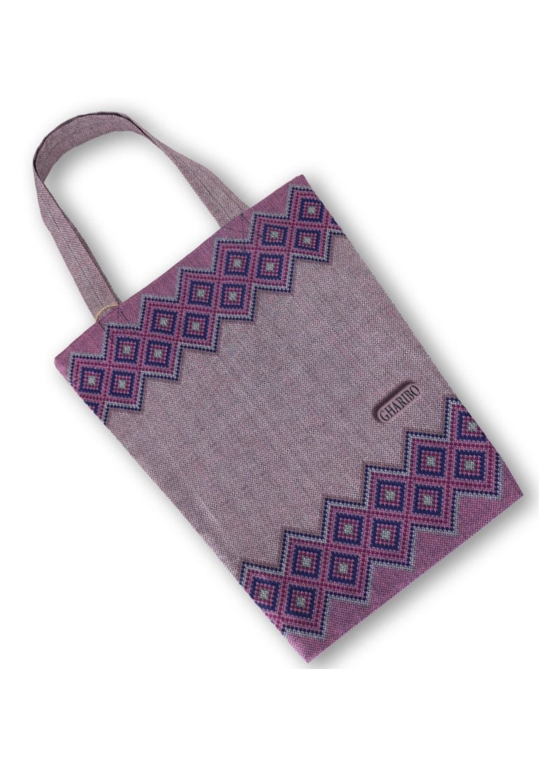 Gharibo Bags casual printed satin triangle tote  bag T230001c  - Image 2