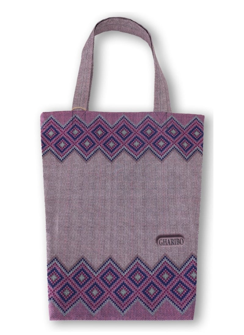 Gharibo Bags casual printed satin triangle tote  bag T230001c  - Image 1