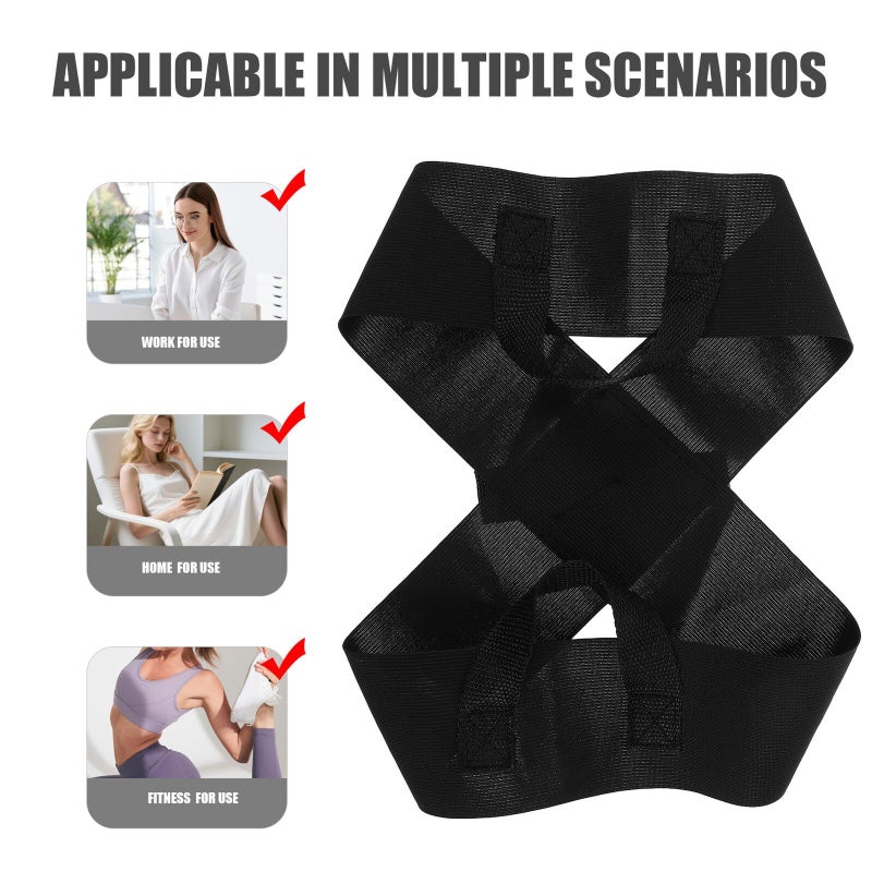 3Pcs Adjustable Posture Corrector For Women Full Back Support Hunchback Correction - Image 4