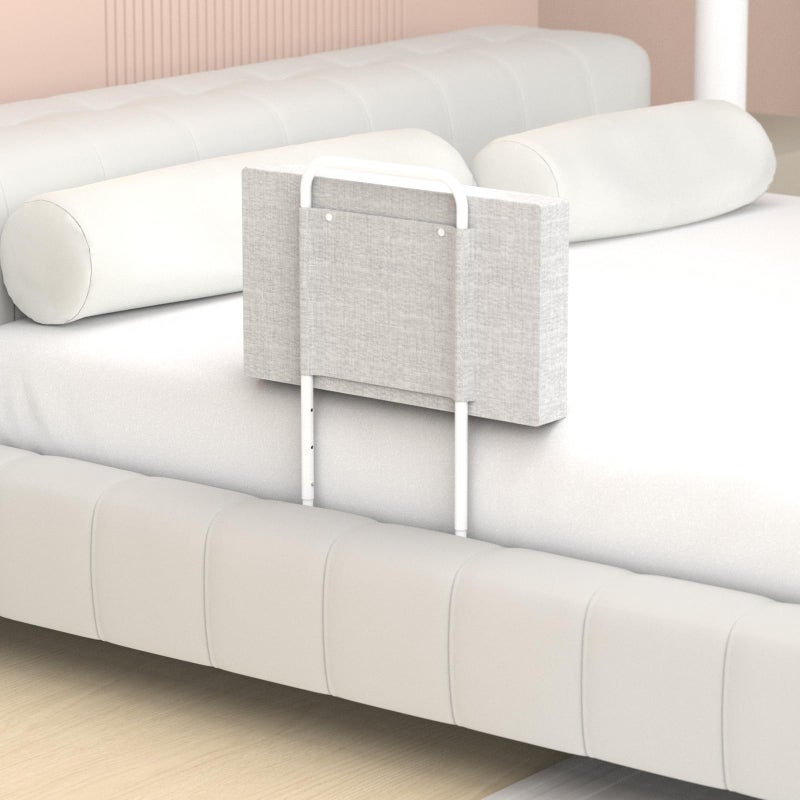 OCBAiLi Bed Rail Guards for Toddlers, Adjustable Bed Rails with Safety, Bed Side Rails for Twin, Full, Queen Bunk Size (Grey, 1 Pack) - Image 1