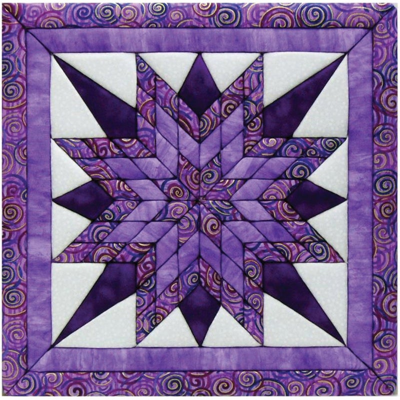 Quilt Magic Quilt-Magic No Sew Wall Hanging Kit - Starburst - Image 5