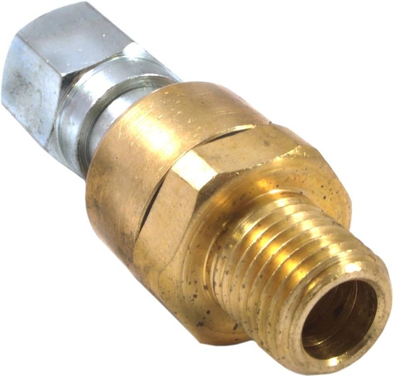 Forney 75540 Brass Fitting Airline Ball Swivel 14Inch Male NPTby14Inch Female NPT - Image 2