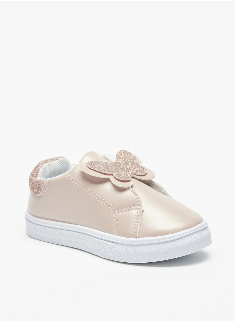 Flora Bella By Shoexpress - Girls Butterfly Embellished Slip On Sneakers - Image 1