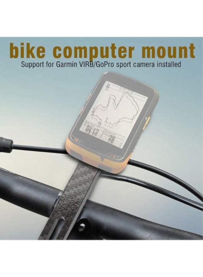 klarako Cycling Computer Mount,Road Bike Cycling Computer Holder Multi-Functional Integrated Bicycle Handlebar Stem for Garmin for Bryton All Series(for Garmin)  - Image 4