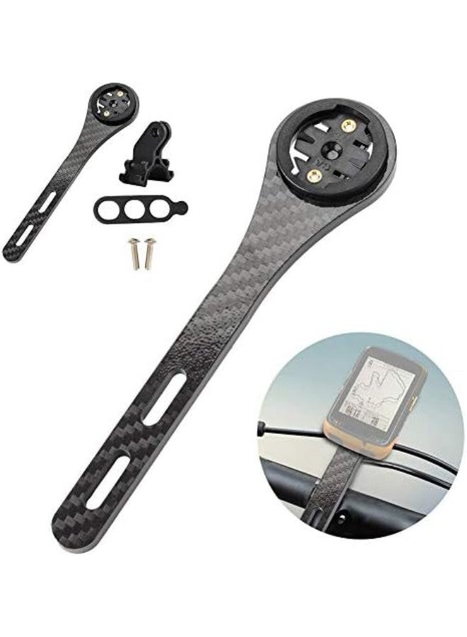 klarako Cycling Computer Mount,Road Bike Cycling Computer Holder Multi-Functional Integrated Bicycle Handlebar Stem for Garmin for Bryton All Series(for Garmin)  - Image 5