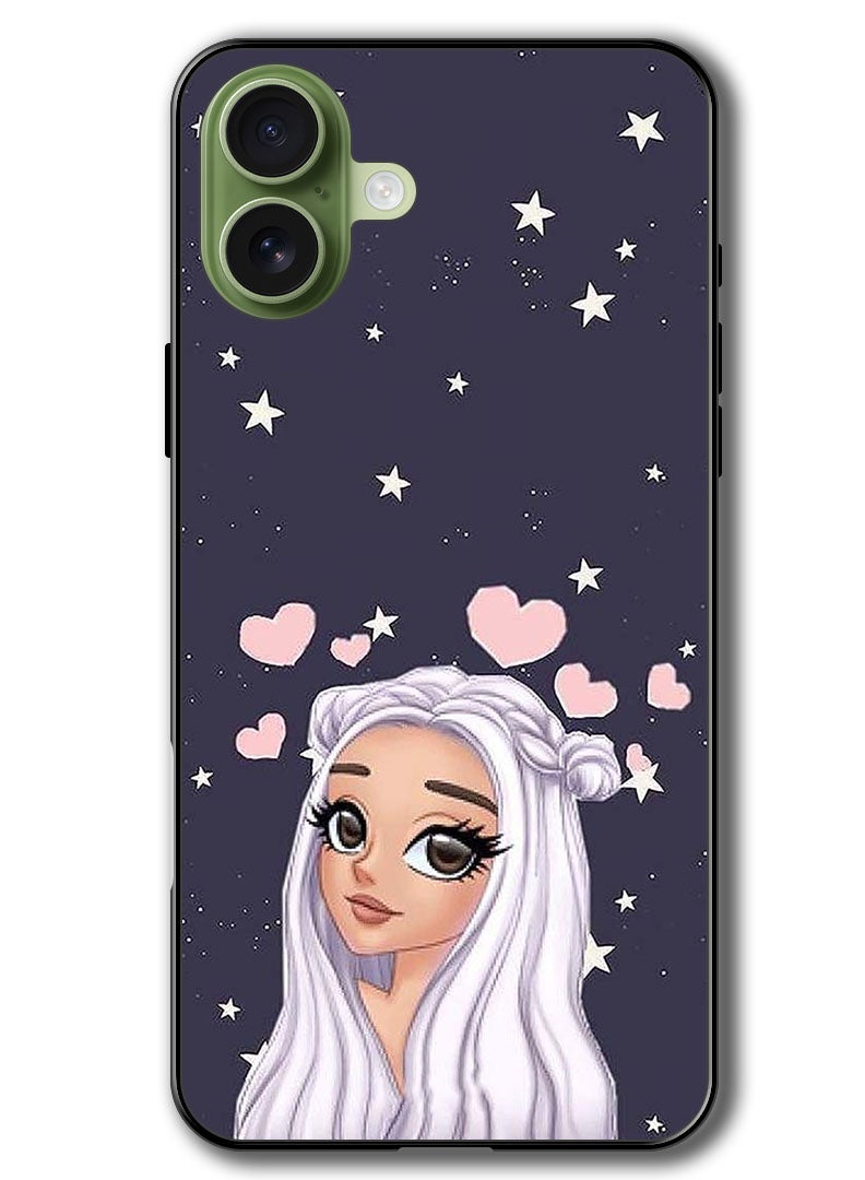 Theodor Case Compatible with Apple iPhone 17 6.3 Inch Protection Shockproof Bumper Cover Love Star Background - Image 1