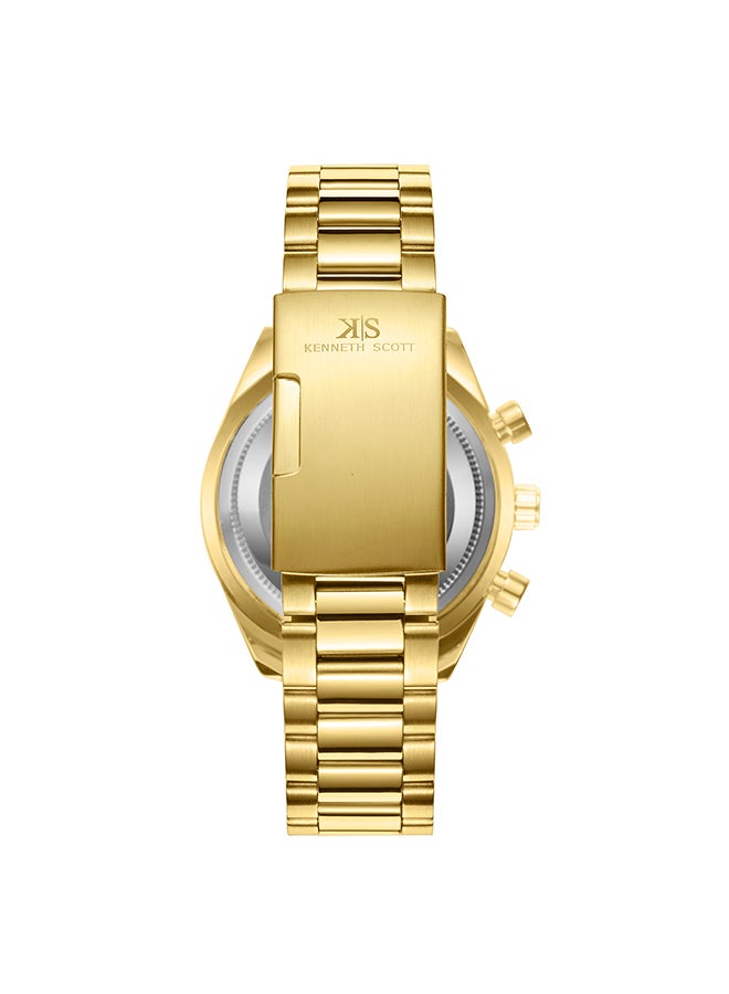 كينيث سكوت ساعة كرونو متعددة الوظائف للرجال من الفولاذ المقاوم للصدأ - -  مم - Image 3