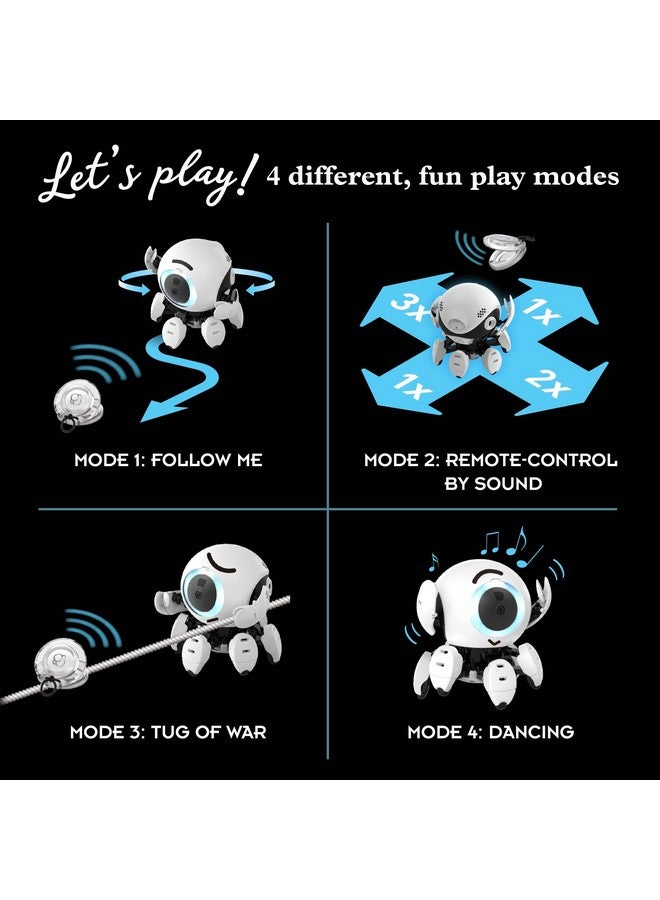 Thames & Kosmos مجموعة تجارب STEM لروبوت هيرو من ثيمز وكوسموس: روبوت يستشعر الصوت، بناء روبوت يتفاعل مع الأصوات، استكشاف الهندسة، تكنولوجيا الصوت، السمع المكاني، لعب تعليمي عالي الجودة بدون شاشة - Image 4