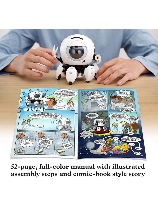 Thames & Kosmos مجموعة تجارب STEM لروبوت هيرو من ثيمز وكوسموس: روبوت يستشعر الصوت، بناء روبوت يتفاعل مع الأصوات، استكشاف الهندسة، تكنولوجيا الصوت، السمع المكاني، لعب تعليمي عالي الجودة بدون شاشة - Image 5