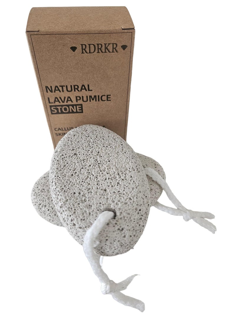 Natural Pumice Stone for Feet Pedicure Skin Callus Remover Foot Scrub Exfoliator - Image 1