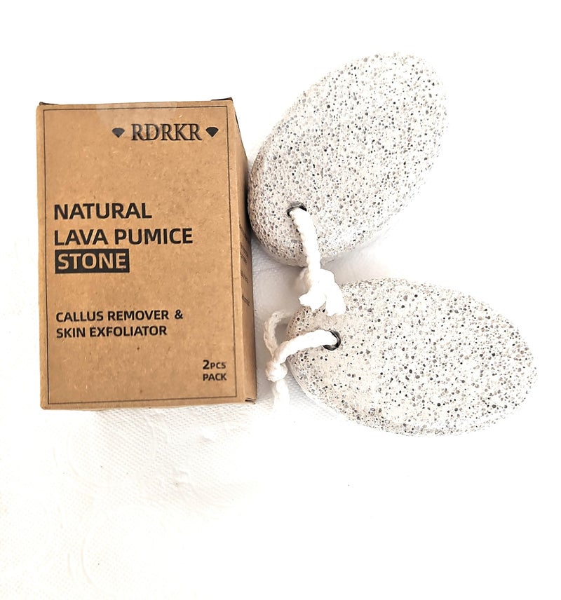 Natural Pumice Stone for Feet Pedicure Skin Callus Remover Foot Scrub Exfoliator - Image 4