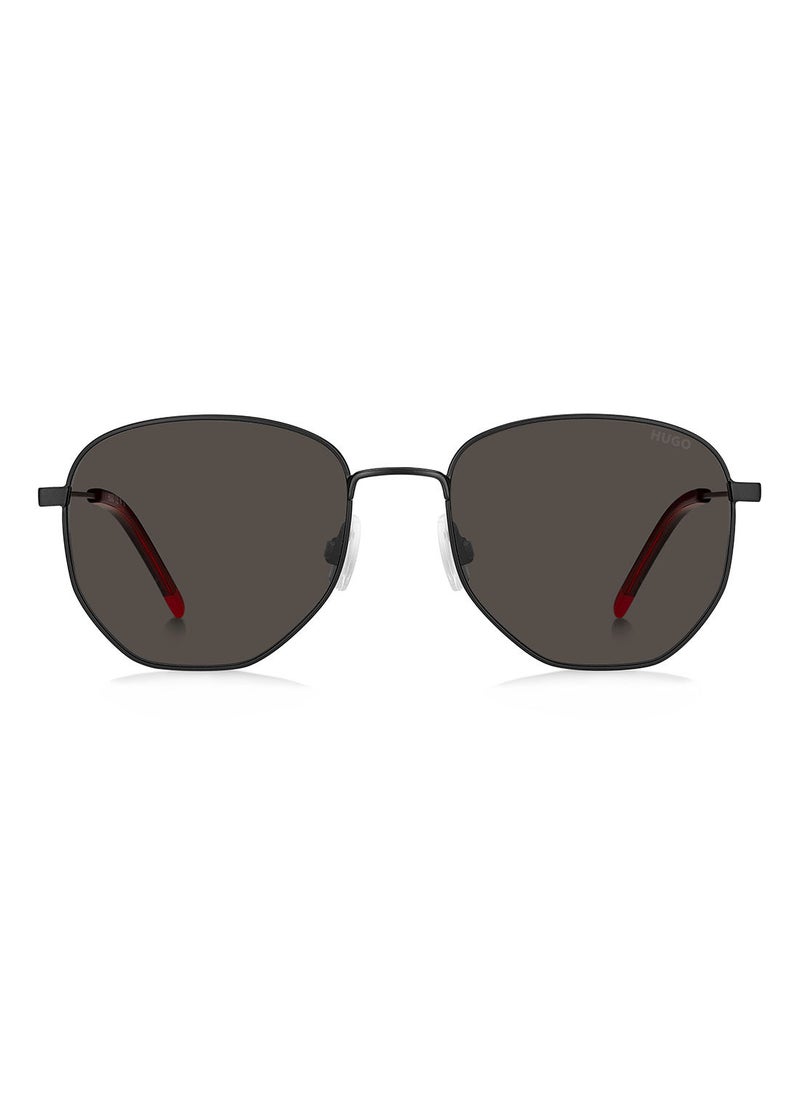 HUGO BOSS - Men's Octagonal Sunglasses Hg 1178/S Mtt Black 55 - Image 1