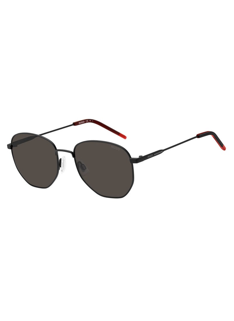 HUGO BOSS - Men's Octagonal Sunglasses Hg 1178/S Mtt Black 55 - Image 1
