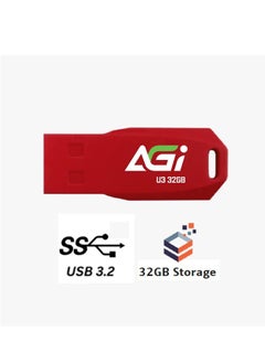 أجي محرك فلاش AGI 32GB USB 3.2 - AGI032-GBR-UP138 32 GB  - Image 1