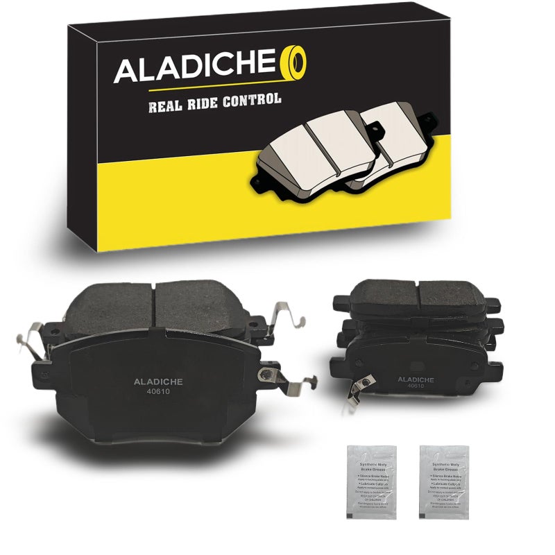 ALADICHE upgrade Front Rear Ceramic Disc Brake Pads Set Compatible with Infiniti FX35 FX45Nissan Altima Maxima MuranoD969 D905 ALD035