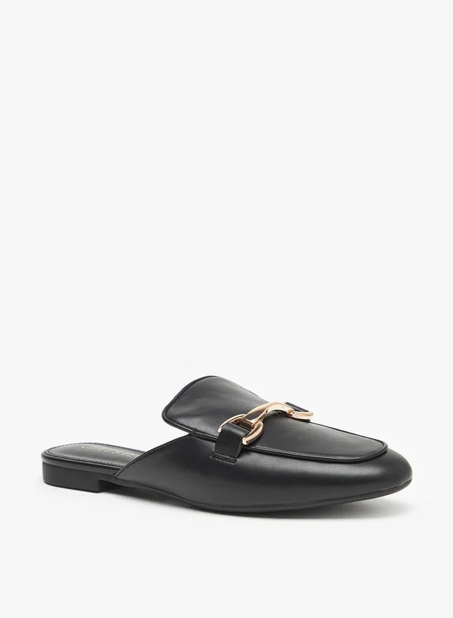 سيليست Women Slip On Mules with Metallic Accent