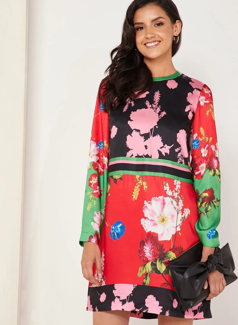 تيد بيكر فستان ميني مزين بطباعة ازهار