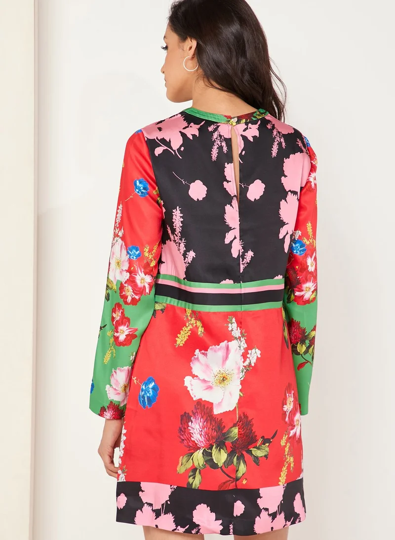 تيد بيكر فستان ميني مزين بطباعة ازهار