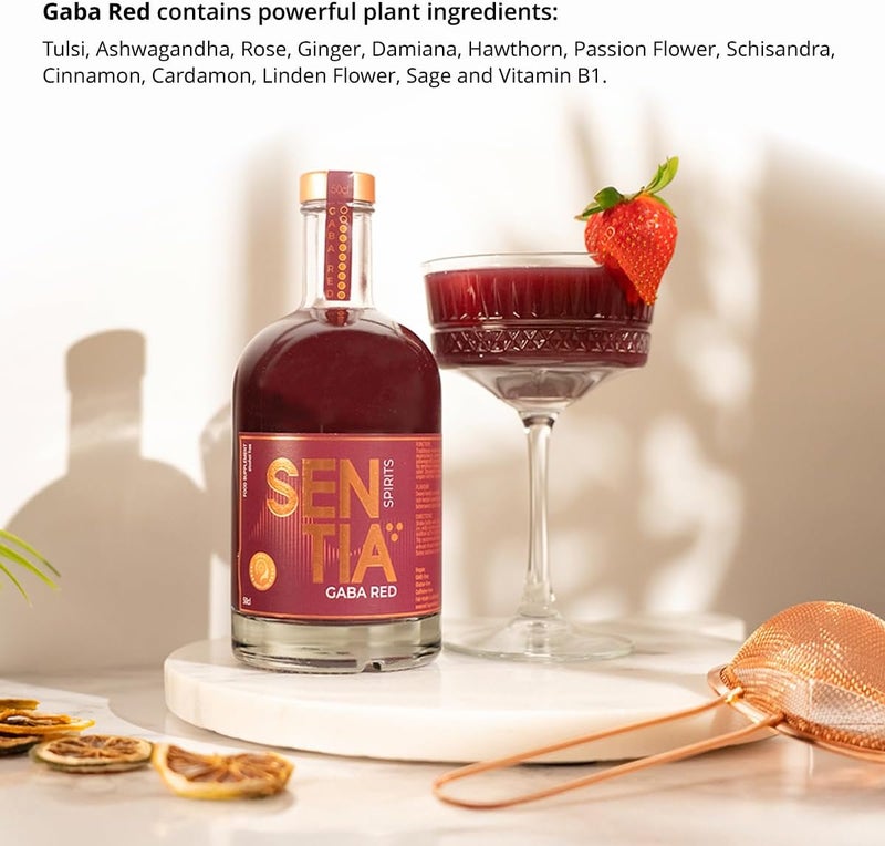Sentia Spirits Gaba Red - Alcohol Free Botanical Drink - Image 4