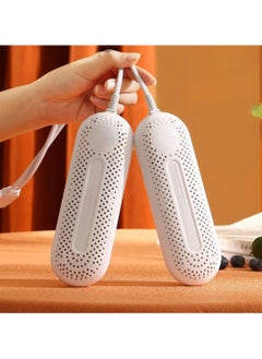 Compact Electric Shoe Dryer - Quick Drying for Leather Shoes, Sneakers, Boots, Gloves & Socks - Portable, Odor Eliminating, Safe PTC Heating - Ideal for Home & Travel