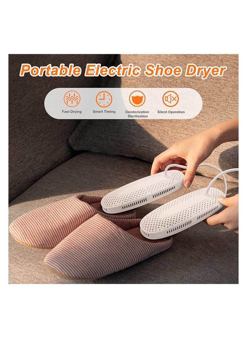 PEETTA - Compact Electric Shoe Dryer - Quick Drying for Leather Shoes, Sneakers, Boots, Gloves & Socks - Portable, Odor Eliminating, Safe PTC Heating - Ideal for Home & Travel - Image 1