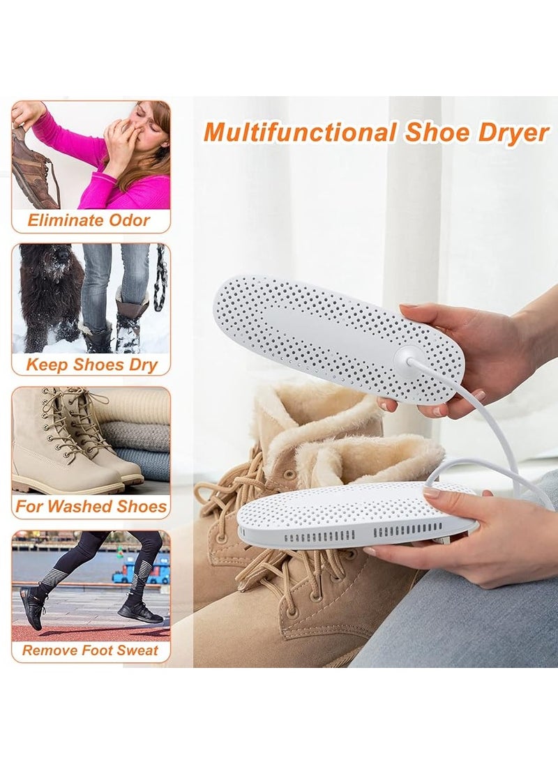 PEETTA - Compact Electric Shoe Dryer - Quick Drying for Leather Shoes, Sneakers, Boots, Gloves & Socks - Portable, Odor Eliminating, Safe PTC Heating - Ideal for Home & Travel - Image 1