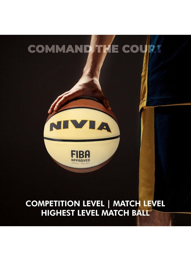 Nivia Top Grip 3.0 Basketbal, 8 Panels, Soft Rubber Cover Molded, Butyl Threadwounded Bladder, For All Indoor & Outdoor Surfaces (Multicolor, Size - 7) - Image 5