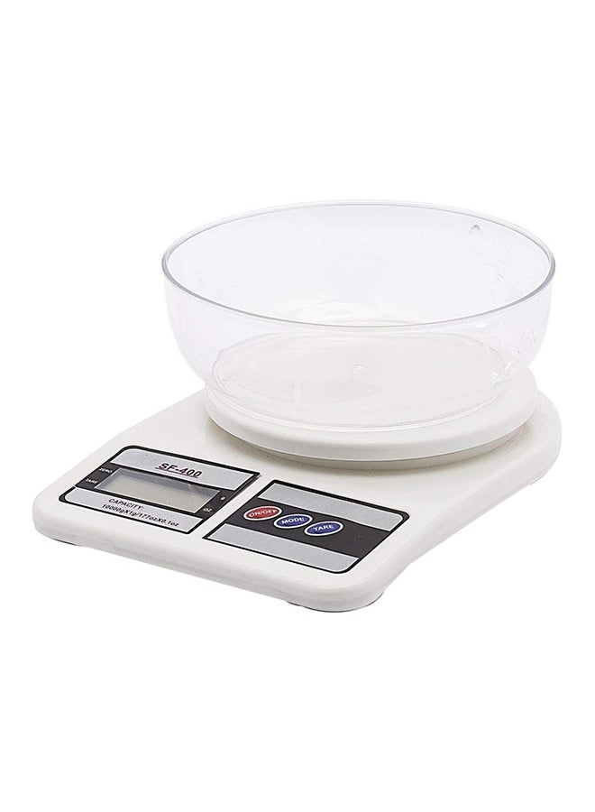SF-400 Digital Kitchen Scale White 1kg - Image 2