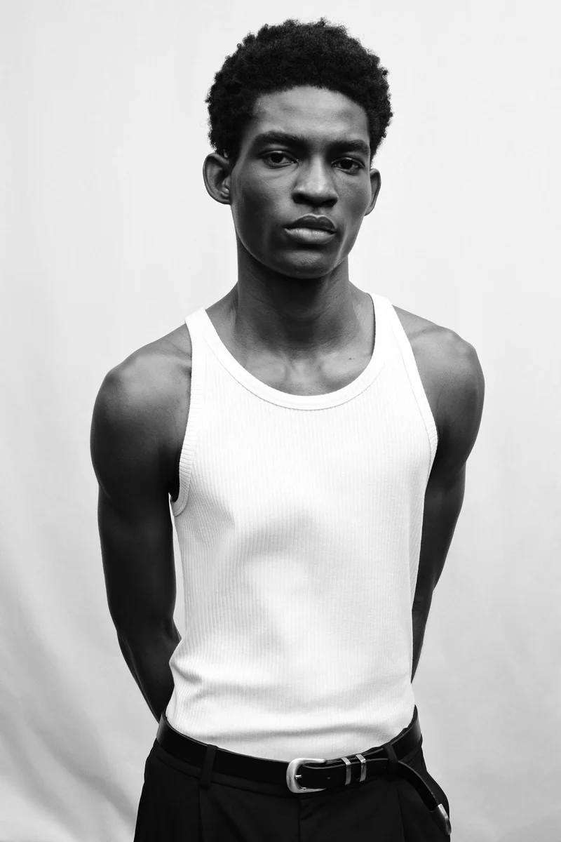 H&M Slim Fit Ribbed vest top