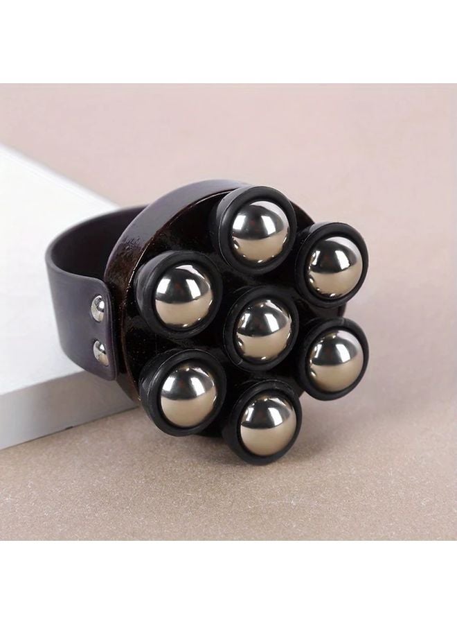Handheld Massager Adjustable Metal Ball For Muscle Relaxation Home Office Use - Image 1