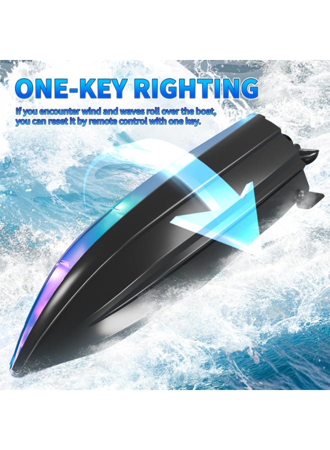 Pixblox High-Speed Dual-Motor RC Boat (Blue) - Image 5