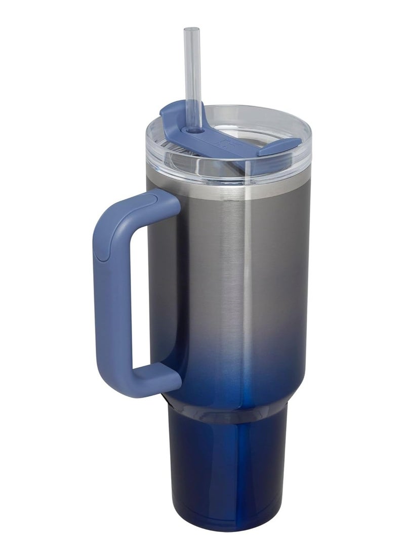 Stanley - 40 Oz Quencher H2.0 FlowState Tumbler - Twilight Gradient | Premium Stainless Steel Insulated Mug with Handle & Straw | Double Wall Thermo-Insulated Travel Cup | Spill-Proof, Sweat-Free & Sturdy | Keeps Drinks Hot or Cold for Long Hours | Perfect for Office, Gym, Car & Outdoor Use - Image 1